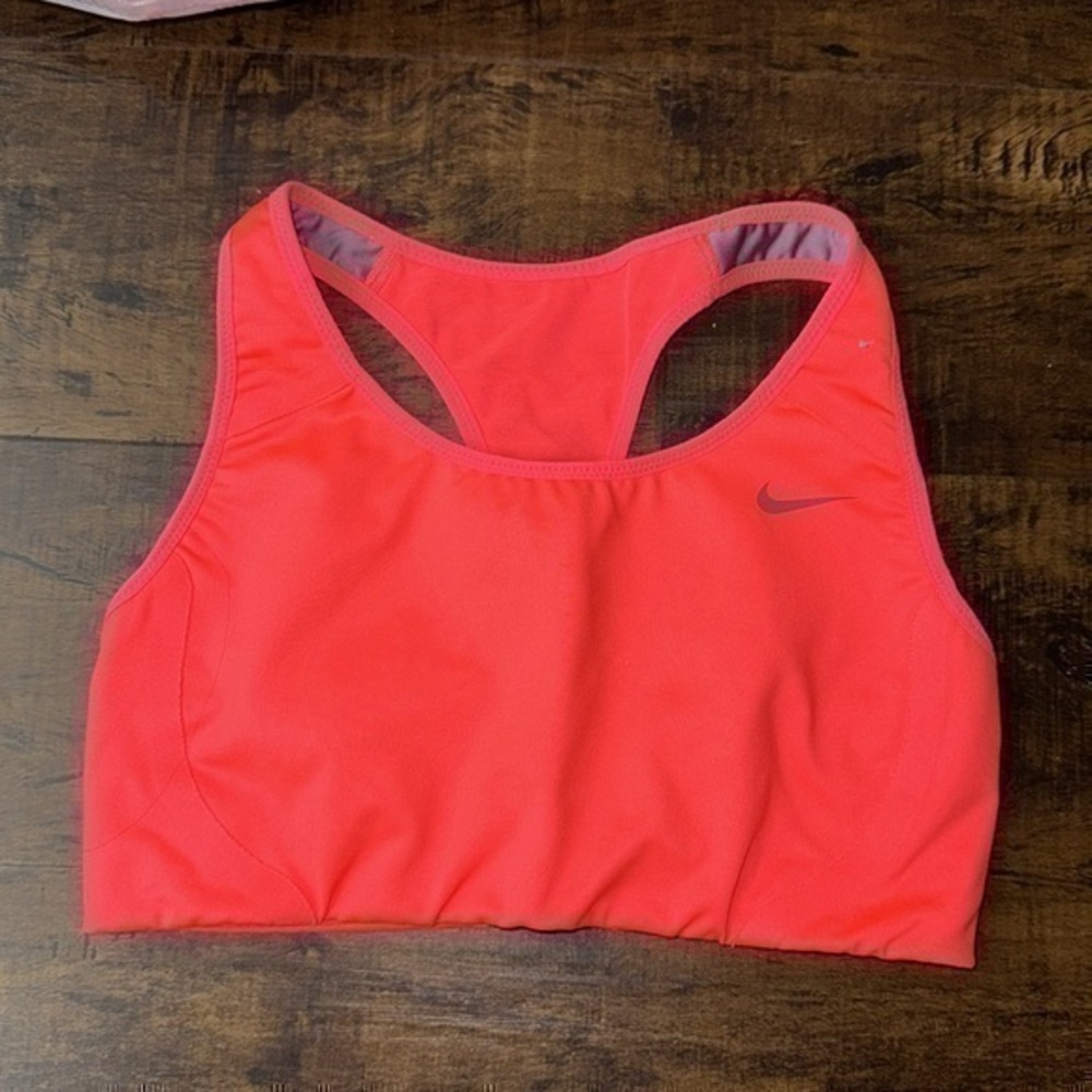 UEC Neon pink moderate impact sports bra size small